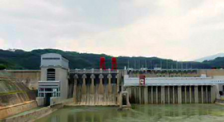 The dam at Jinghong