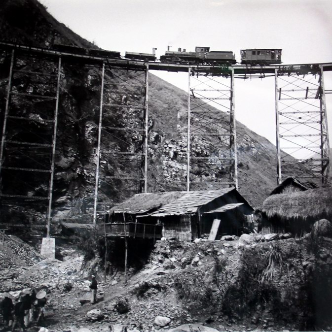 "Viaduct on lacework" by Georges-Auguste Marbotte, March 30, 1908.