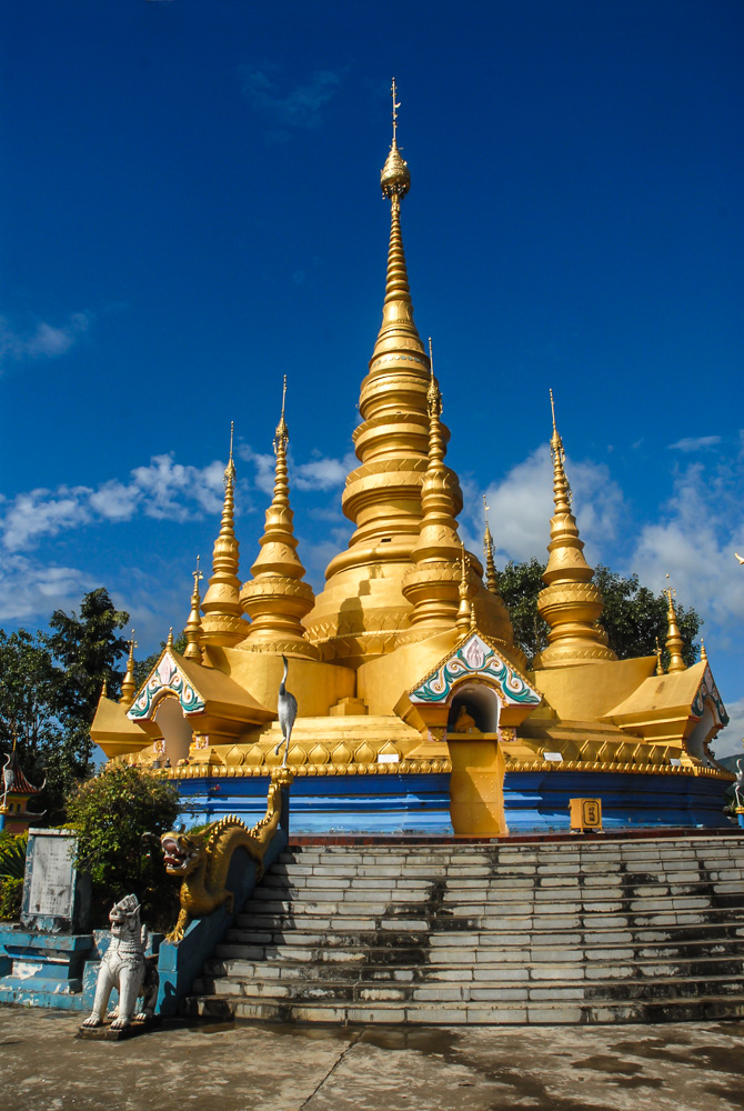 Riverside chedi, or stupa