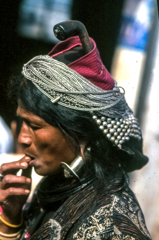 Wa cap and earplugs, note the handy way of storing a pipe