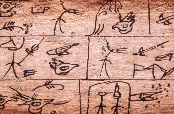 Dongba pictographs