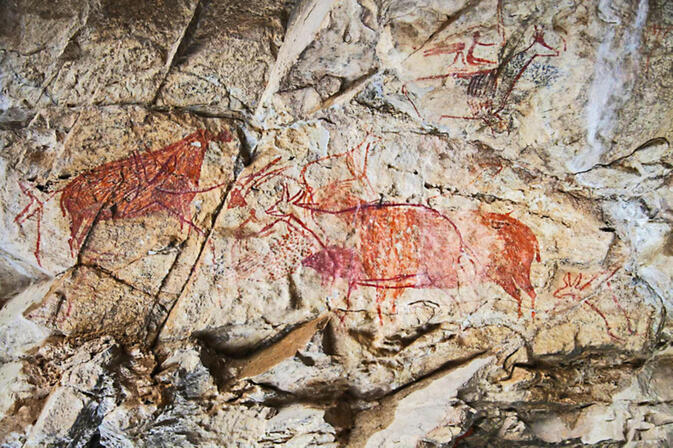 One example of Jinsha River Rock Art