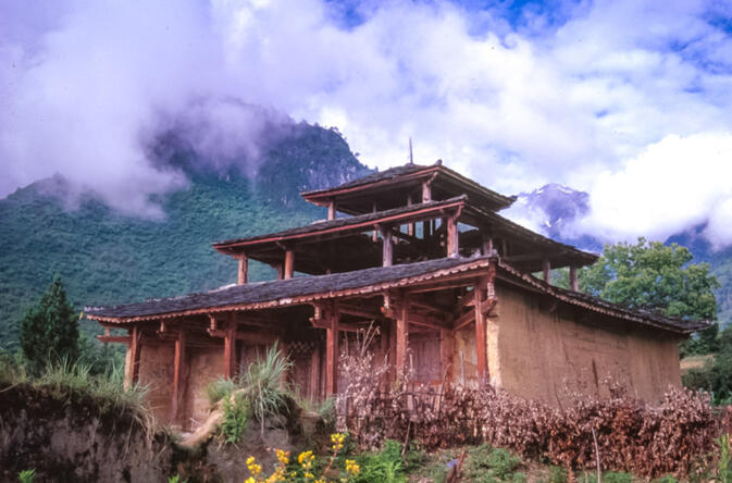 The Tibetan monastery at Puhua