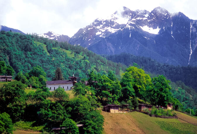 Nu minority church in northwest Yunnan