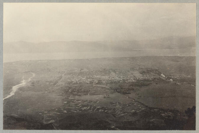 View of city from above April 22, 1922