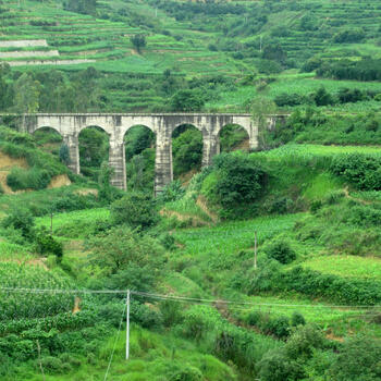 Narrow gauge railway aqueduct (image credit Benjamin Campbell)