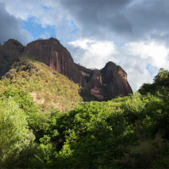 Rare sunshine during the rainy season in Liming, Yunnan