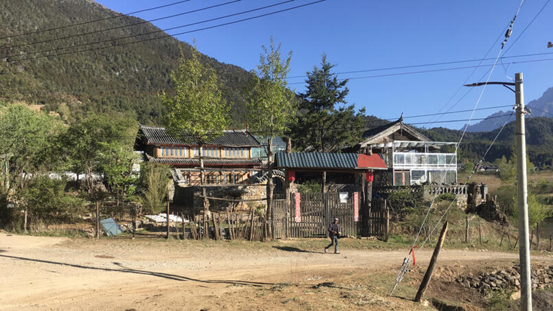 Wenhai Banmanyuan Guest House, the only lodging currently available in Wenhai Valley