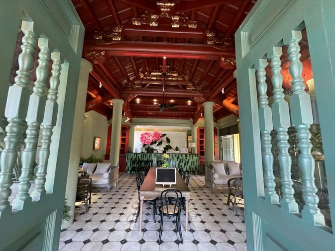 Café reconstructed based on the Vietnam garden
