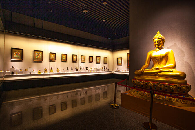 Exhibition area of The Art of Buddhist Kingdom