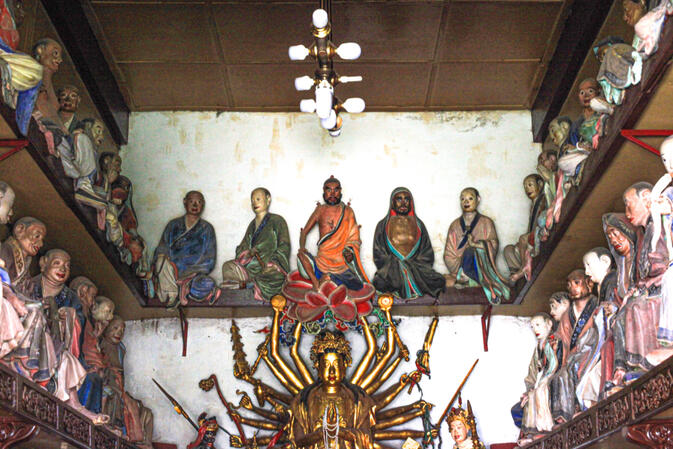 Parts of the 500 arhats 