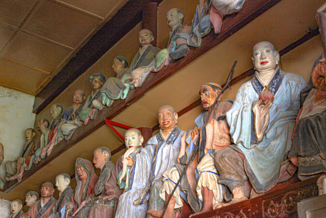 Parts of the 500 arhats 