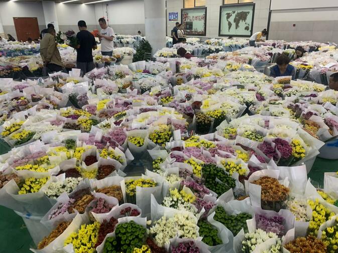 Flowers can range from individual to packaged arrangements
