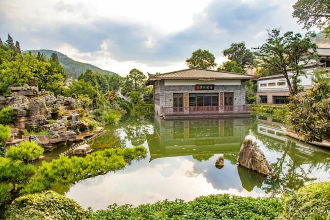 Inside view of Leju Ethnic Cultural Park