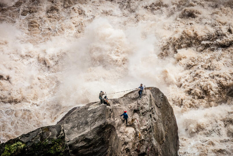 The river during rainy season is a sight to behold at the Tiger Leaping George (image credit: Yereth Jansen)