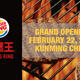 Burger King Kunming grand opening and giveaway