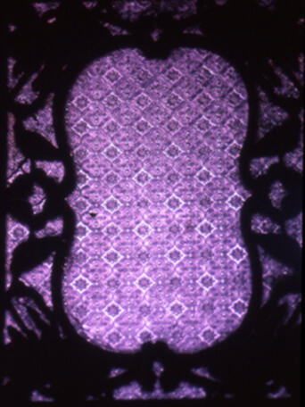 Window detail from the home of a wealthy family