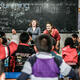 American university students teaching in rural Yunnan