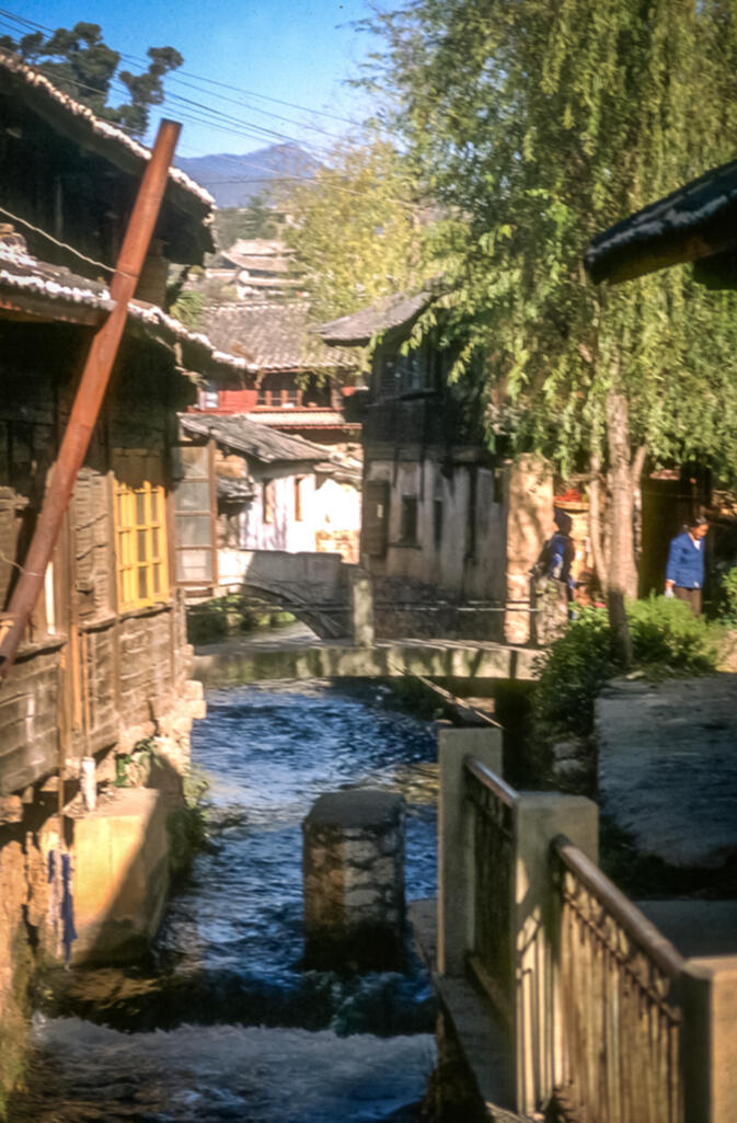 First the bridge was replaced, then the houses