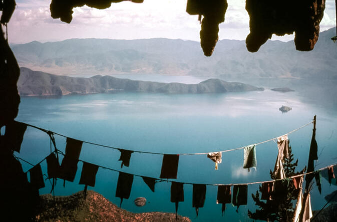 Tubu Peninsula viewed from the cave