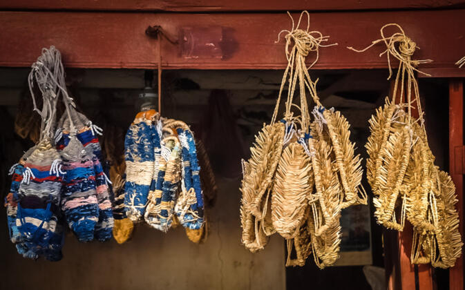 Old-style handmade sandals for sale