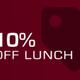 Lunch 10% off with Cantina Lunch Card